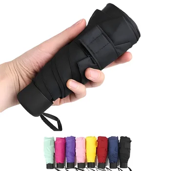 Mini Pocket Skėtis Mados Lengvas Anti-UV Vėjo skėtį nuo saulės Skėčiai Nešiojamas Saulės Kelionės Skėtis Vyras, Moteris Dovaną