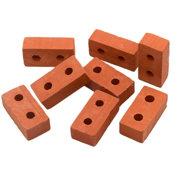 50 Paketus 1/12 Masto Mini Plytų Betono Miniatiūriniai Plytų Maža Kraštovaizdžio Lėlių Priedai