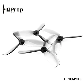 HQPROP Kanalų-T90MMX3 90mm 3-Blade PC Sraigto 1,5 mm RC FPV Freestyle 3.5 colių Cinewhoop Ducted Drones 