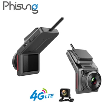 Phisung K18 FHD 1080P 4G WiFi Dashcam su GPS Brūkšnys Kamera su galinio vaizdo Kamera galinio vaizdo Veidrodis Tachografo Atvirkštinį