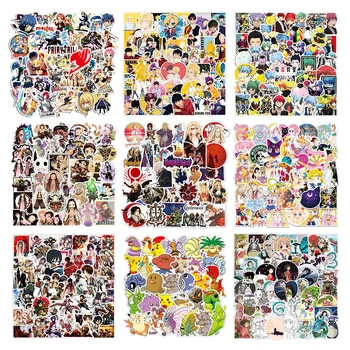 50PCS Įvairių Anime Kolekcija Grafiti Lipdukai, Demonas-Žudikas Ataka Milžinišką Lagaminą Riedlentė Nešiojamojo kompiuterio Lipdukai Didmeninės