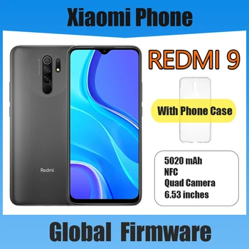 Išmanusis telefonas Xiaomi Redmi 9 celular 4GB RAM 128 GB ROM Mediatek Gel G80 5020 mAh Pasaulio versija (Rnadom spalva)