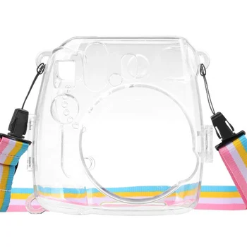 Naujas 1PC Plastiko Apsaugos Atveju Skaitmeninio Fotoaparato Krepšys Pakeisti Fujifilm Instax Mini 8/8+/9 Aiškus Raštas Dėklas