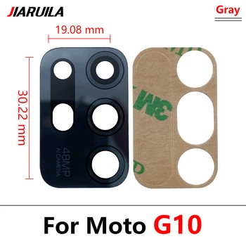10vnt/Daug, Galiniai Atgal Kameros Stiklo Objektyvo Dangtelis Motorola Moto G10 G20 G30 Su Ahesive Lipdukas