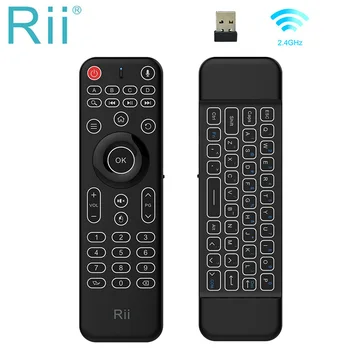 Rii Mini MX9 Belaidė Klaviatūra su Touchpad Pele Combo, Suderinama su 