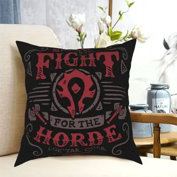 Kovoti Už Horde World Of Warcraft Wow Mesti Pagalvę Padengti Mesti Pagalvę Kūrybos Pillowcover Namų Dekoro