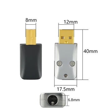 Aliuminio lydinys USB Kištukas 2.0 A & B Jungtis Suvirinti 
