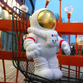 1pc 33/60CM Mielas Įdaryti Minkštas Astronautas Pliušiniai Žaislai Realiame Gyvenime Kosmonautas Erdvėlaivis Pagalvę Kūrybos Lėles Vaikų Berniukų Dovanos
