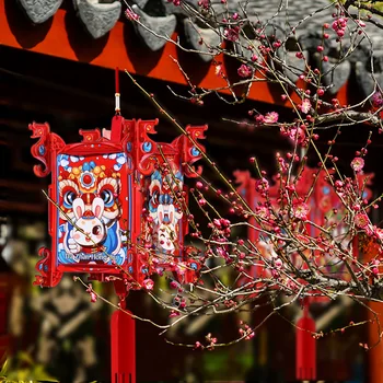 Kinų Naujieji Metai Žibintų Pavasario Festivalio Suplūdo Medžiaga Palace Žibintų Manė, Žibintų Pakabukas Fu Žibintų Hydrangea Apdaila