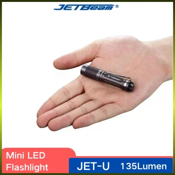 JETBeam JET-x LED Žibintuvėlis 135 Liumenų Naudoti CREE xp-G2 Led Strobe 3 Apšvietimo Režimus Mini EDC Pultelio Šviesos Kempingas