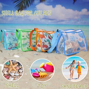Q9QB Medžiaga Akių Maišą Vaikams Žaisti Smėlio Pilis Žaislai Paplūdimio Nustatyti Saugojimo Surinkimo Krepšys