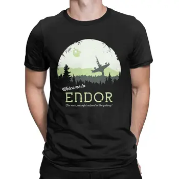 Vyrai T-Shirt Sveiki Atvykę Į Endor 