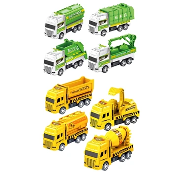 Inercijos Sunkvežimio Modelis Inžinerijos Automobilio Žaislinių Transporto priemonių Statybinės Smėlio Žaislas Vaikams Kalėdos Gyvūnų Antspaudai Žaislas