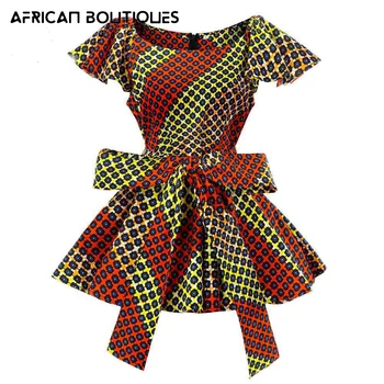 Afrikos Moterų Palaidinė Mados Spausdinti Vaškas Afrikos Tradicinių Drabužių Moterims Ankara Spausdinti Afrikos 2022 Mados Vasaros Marškinėliai