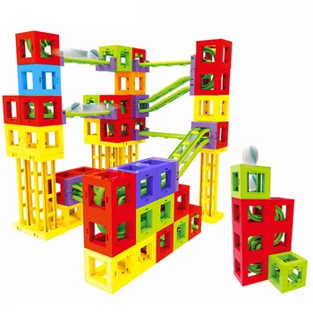 Magnetinio Marmuro Rasės Paleisti Takelių Labirintas Skaidrių Kamuolius Valcavimo Kamuolys Magnetiniai Blokai Statybos Žaislai Švietimo Žaislas Vaikas