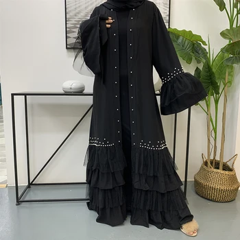 Abaja Dubajus Kimono Kaftan Hijab Musulmonų Suknelė Turkija Skraiste Longue Femme Abayas Moterų Jilbab Caftan Turkijos Islamo Apranga