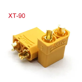 XT90 Geltona Baterijos Jungtis Nustatyti 4,5 mm Vyras Moteris Auksą, Padengtą Banana Plug