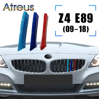 3pcs ABS Automobilių Lenktynių Grotelės, Juostelės Apdaila Įrašą BMW Z4 E89 E85 G29 Roadster M Galios, Auto Reikmenys. 2016 m. 2017 m. 2018 m. 2019 m. 2020 m.