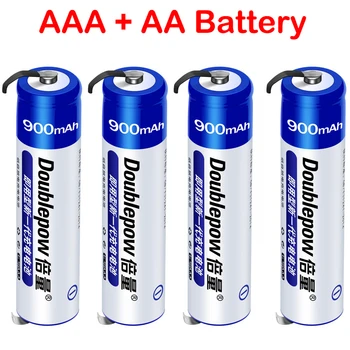 1.2 V 800mAh 900mAh, Ni-MH AA ir AAA tipo Akumuliatorius NiMH Baterijos su Suvirinimo Skirtukus 
