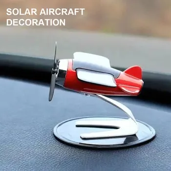 Saulės Skydelis Lėktuvo Mini Žaislas Automobilių Oro Gaiviklis su Kietųjų Kvepalų Kvepalų Aromato Difuzorius Ornamentu Auto Dekoro Priedai