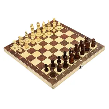 Lankstymo Šachmatų Lentos Magnetinės Medinės Sulankstomos Šachmatų Rinkinį Stalo Žaidimas Šachmatais Nustatyti Medienos Stalo Žaidimas, Rankų Darbo, Senovinis Stilius Šachmatai